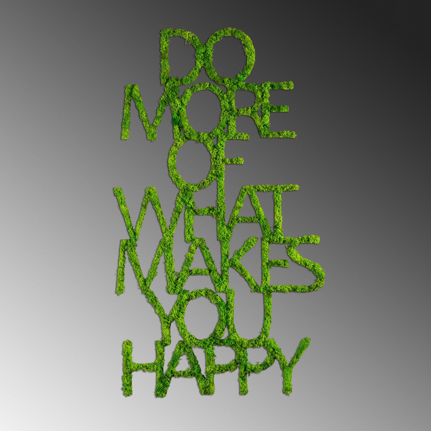 Metalna zidna dekoracija Do More Of What Makes You Happy