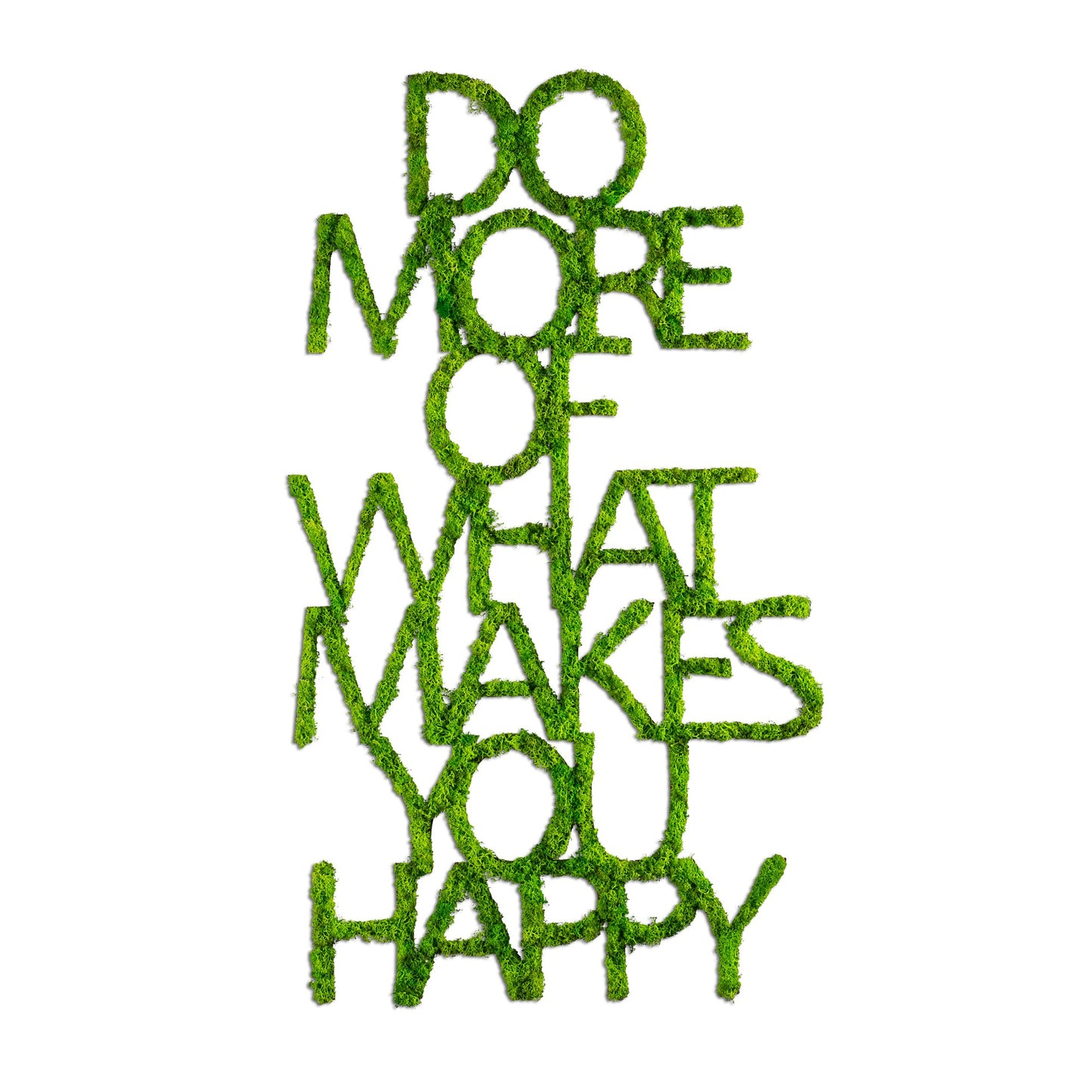 Metalna zidna dekoracija Do More Of What Makes You Happy