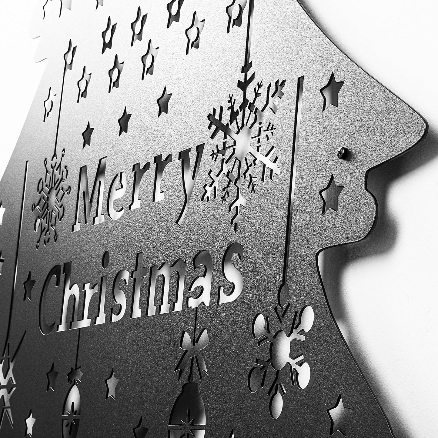 Metalna zidna dekoracija, XMASBLACK - 031