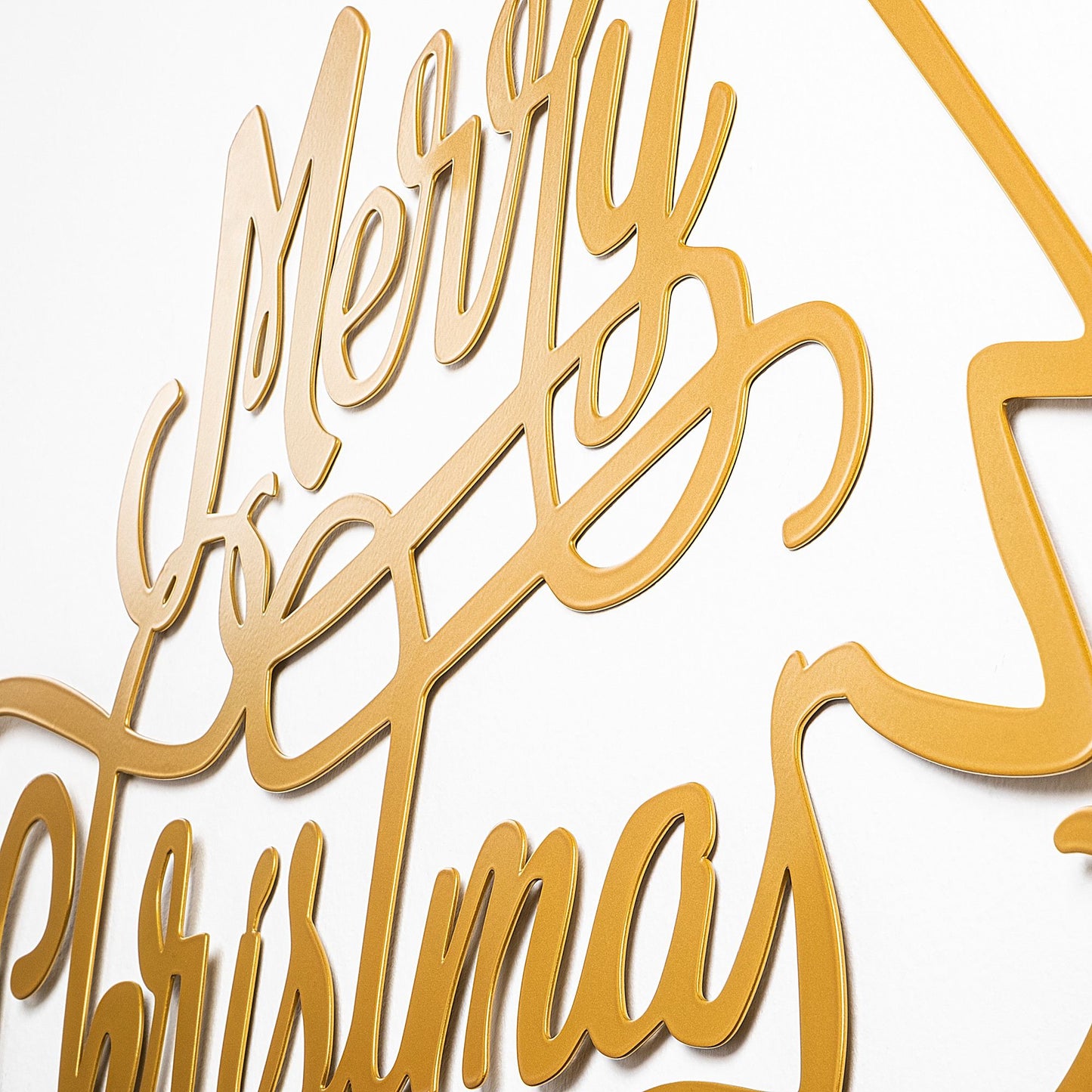 Metalna zidna dekoracija, XMASGOLD - 008