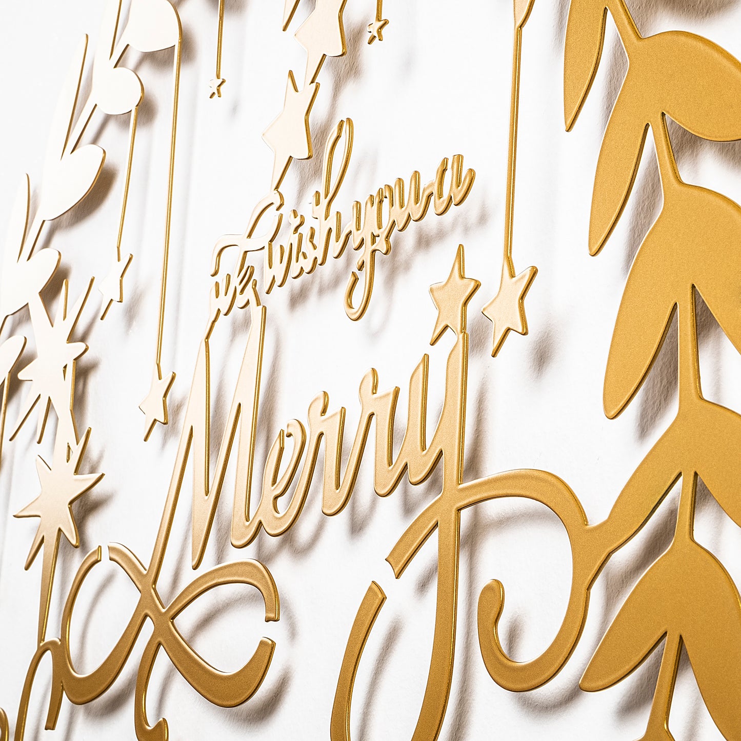 Metalna zidna dekoracija, XMASGOLD - 010