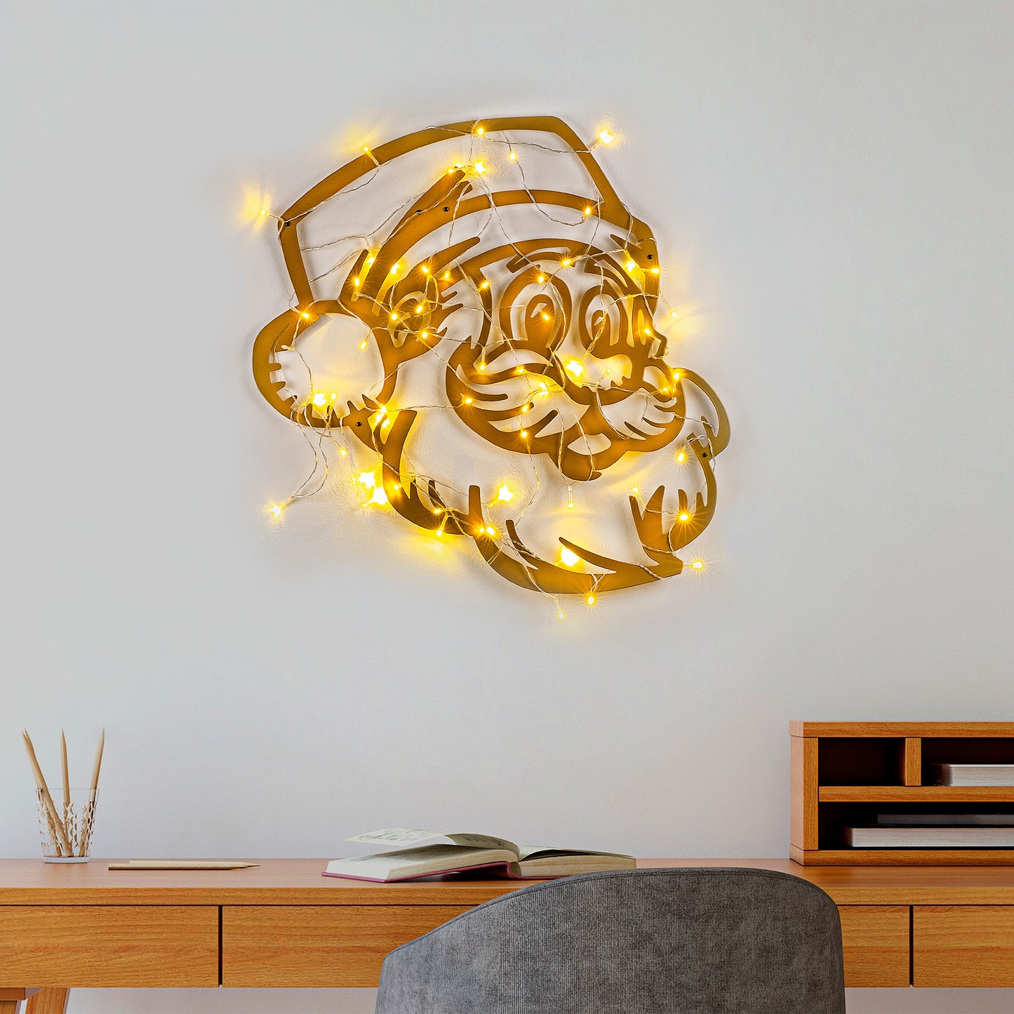 Metalna zidna dekoracija, XMASGOLD - 014
