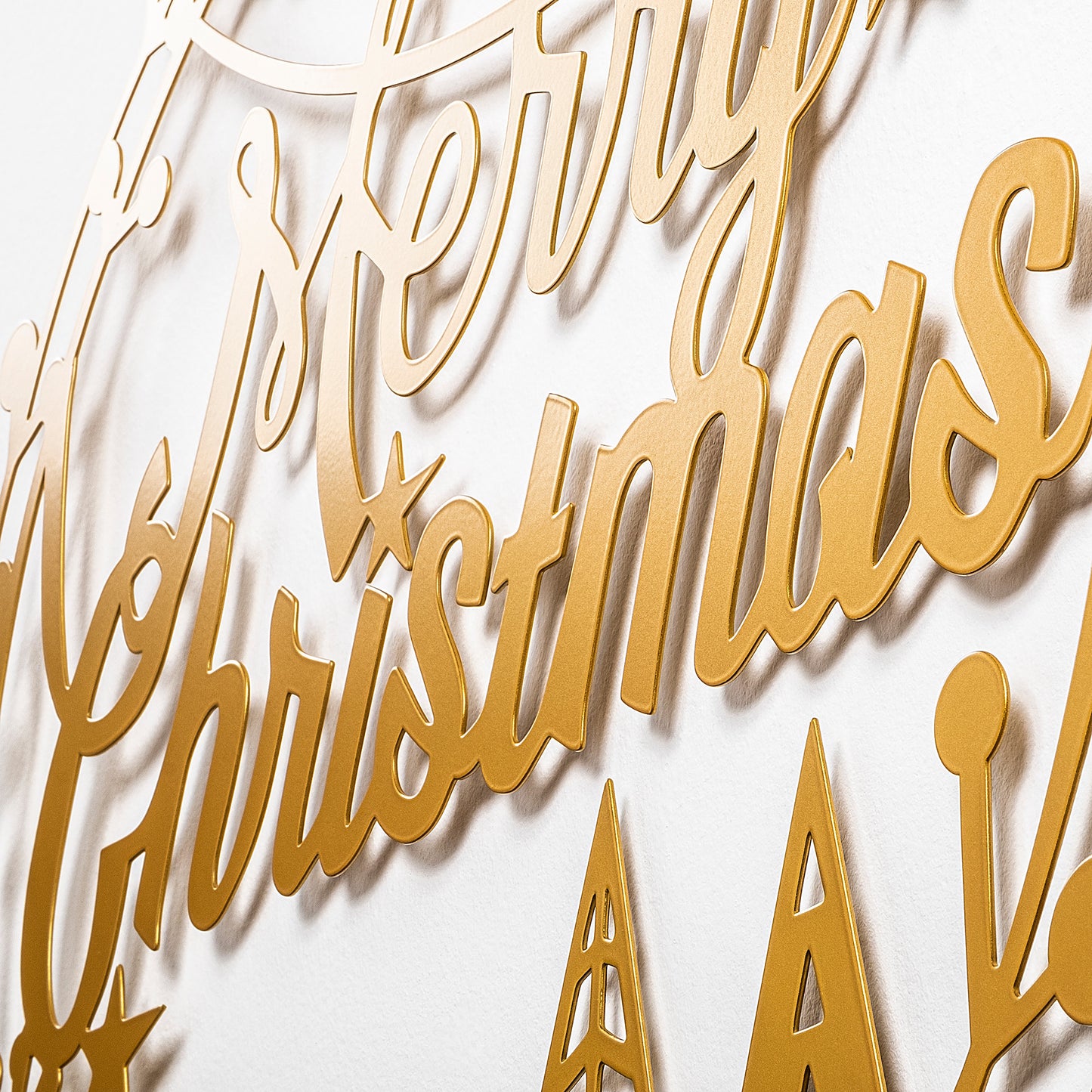 Metalna zidna dekoracija, XMASGOLD - 021