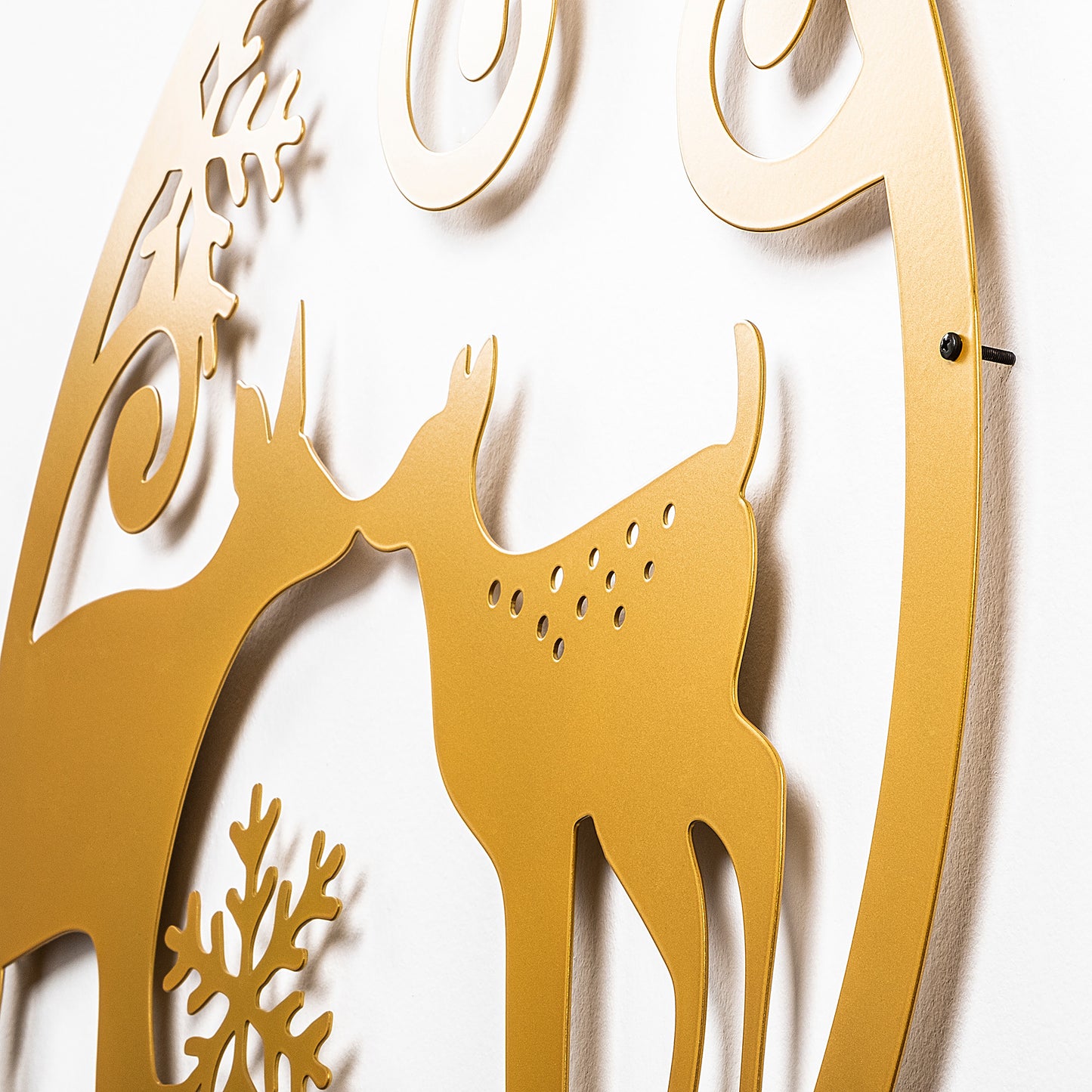 Metalna zidna dekoracija, XMASGOLD - 029