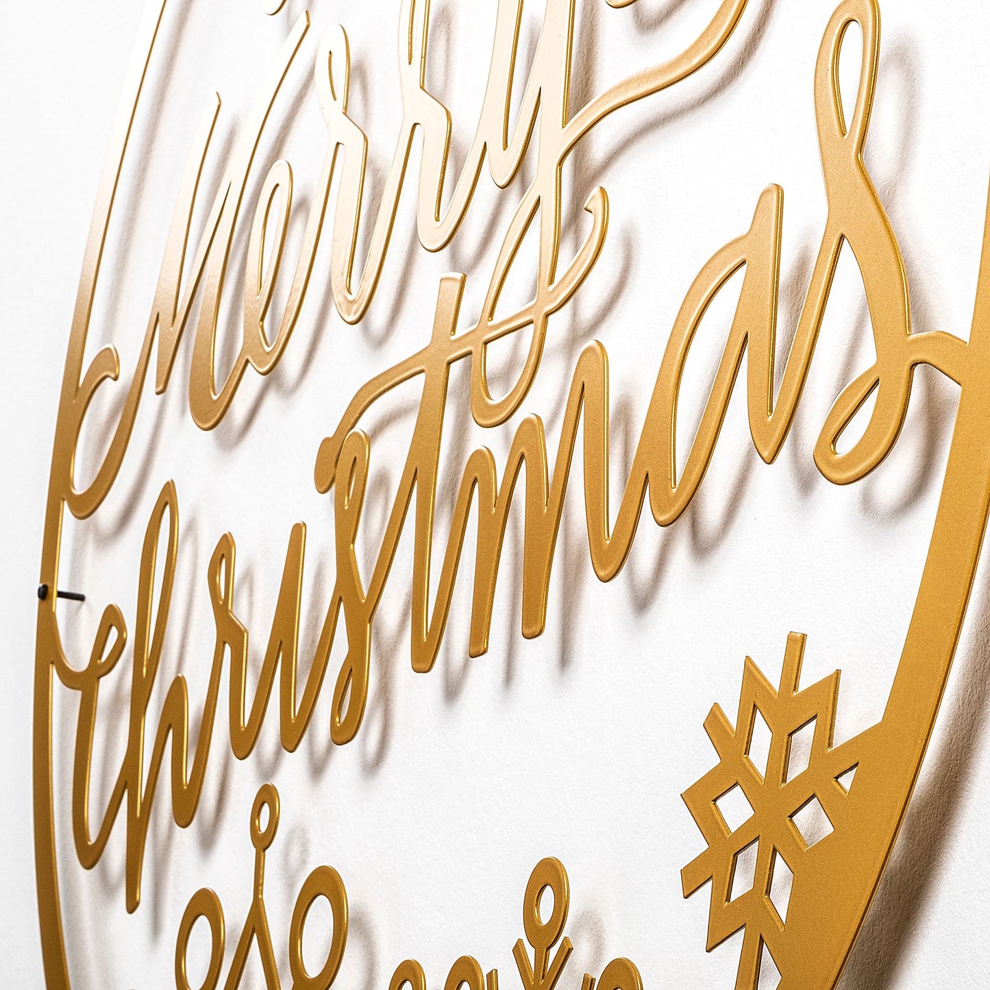Metalna zidna dekoracija, XMASGOLD - 030