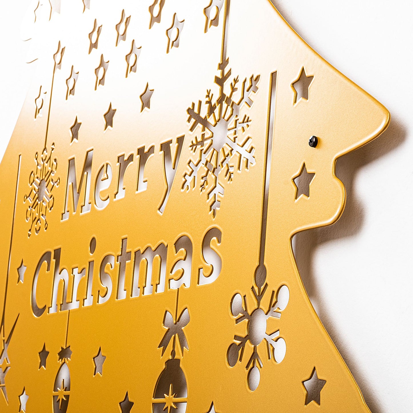 Metalna zidna dekoracija, XMASGOLD - 031