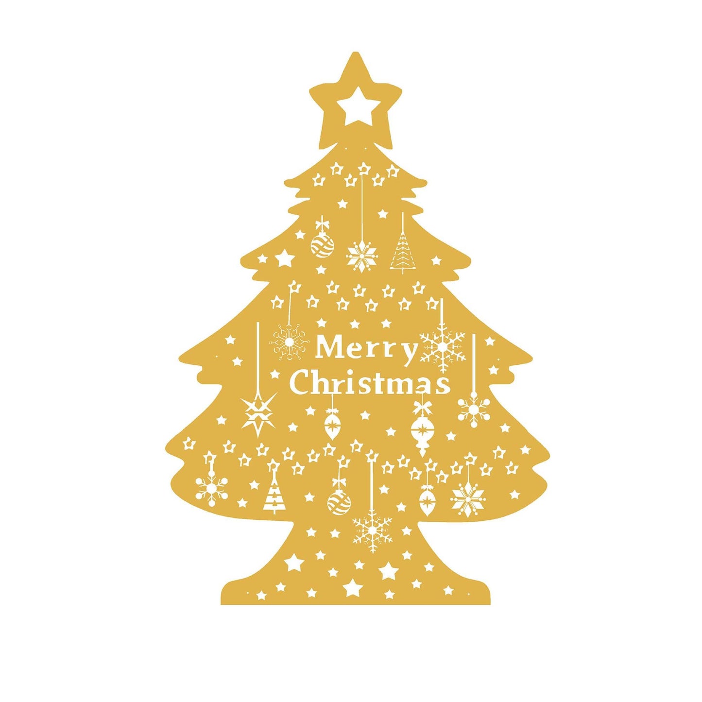 Metalna zidna dekoracija, XMASGOLD - 031