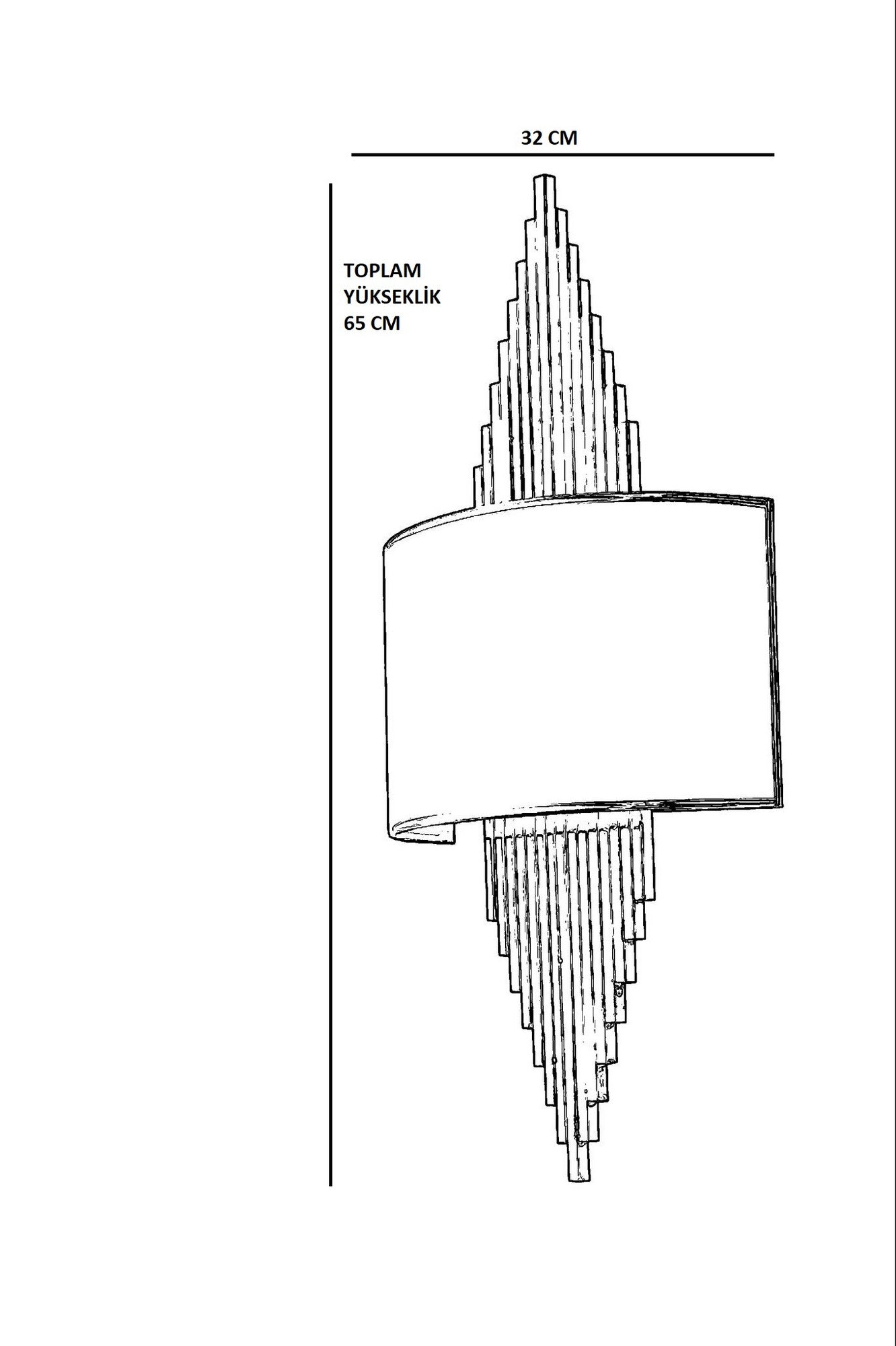 Zidna svjetiljka, Aslı 8761-3