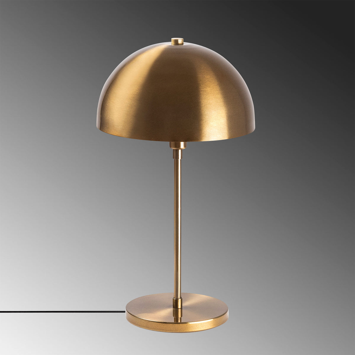 Stolna lampa VARZAN metalna vintage promjer 28 cm, visina 18 cm, ukupna dimenzija 28 x 28 x 50 cm, duljina kabla 200 cm, E14 40 W, Varzan - 10857