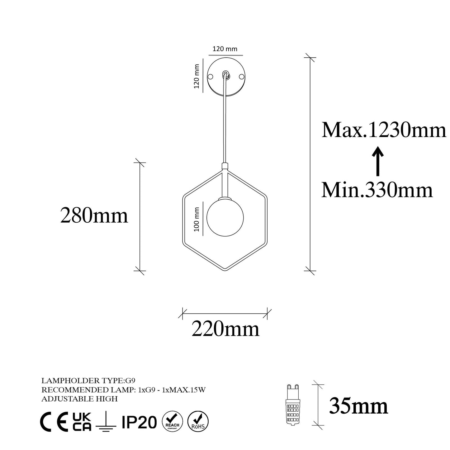 Zidna lampa, 942FLG2101
