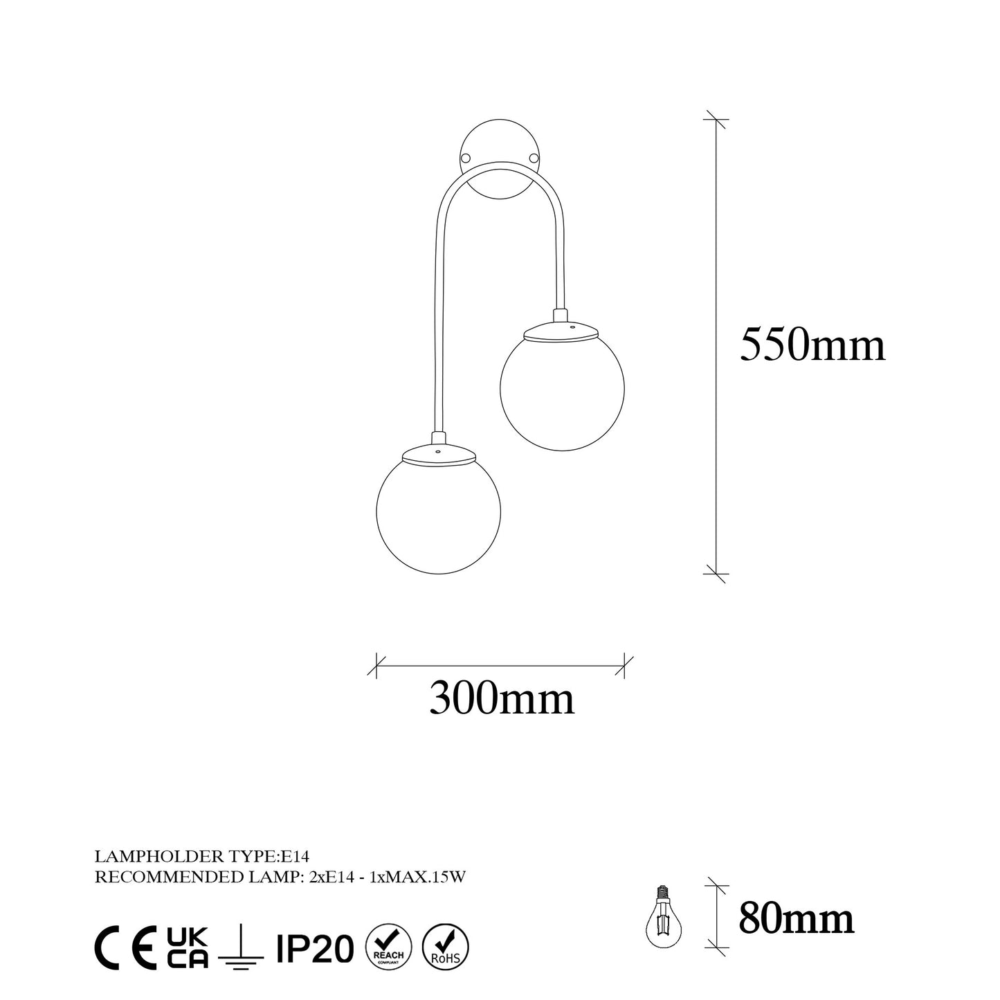Zidna lampa, 942FLG2119