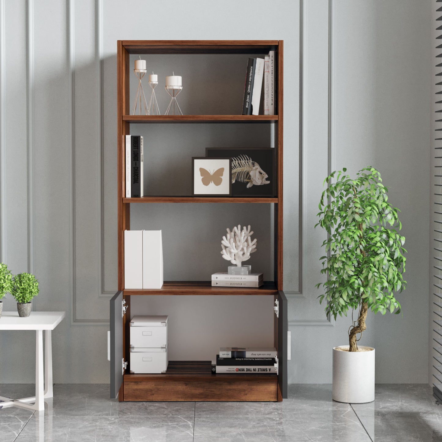 Polica VARIO D, Vario D - Baroque, Anthracite
