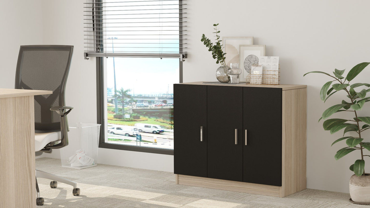 Komoda VARIO OAK, Vario E - Oak, Black