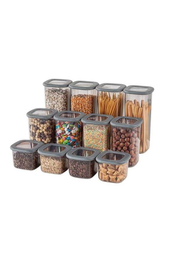 Set kutija za pohranu (24 komada), Antracit, BNM24LU