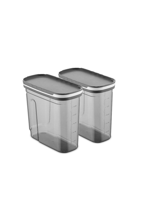 Set kutija za pohranu (2 komada), Antracit, FOLYBNM-0674