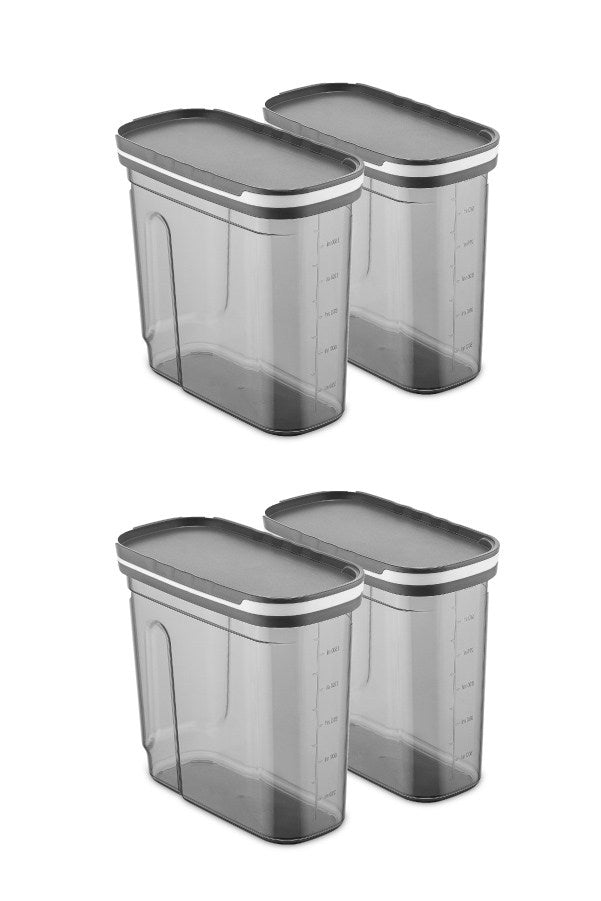 Set kutija za pohranu (4 komada), Antracit, FOLYBNM-0650