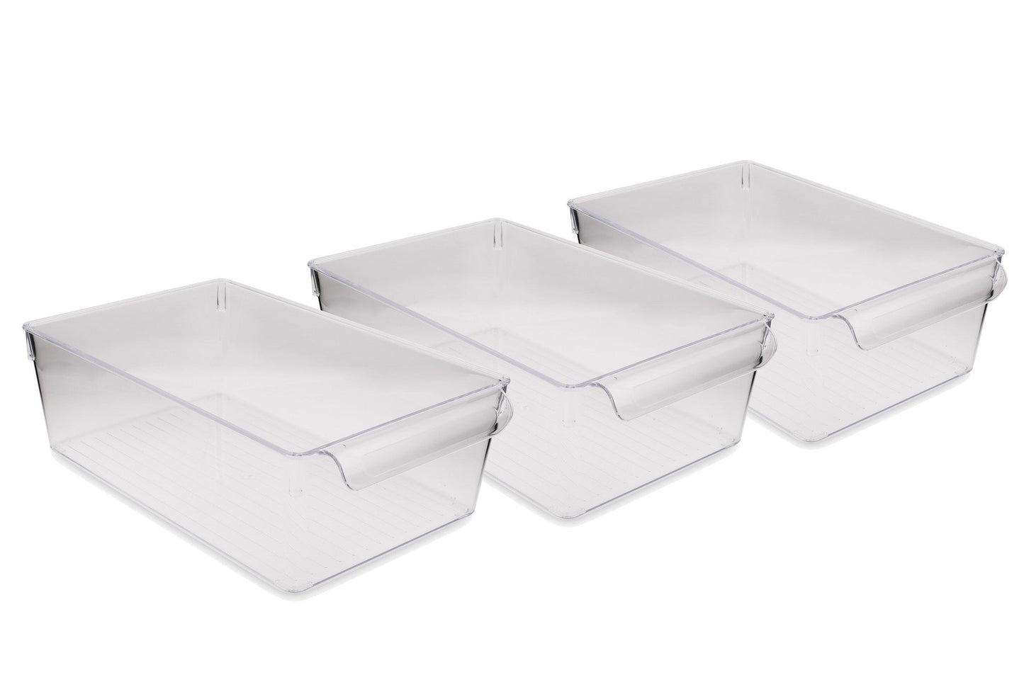 Set organizatora hladnjaka (3 komada), Transparentno, 727