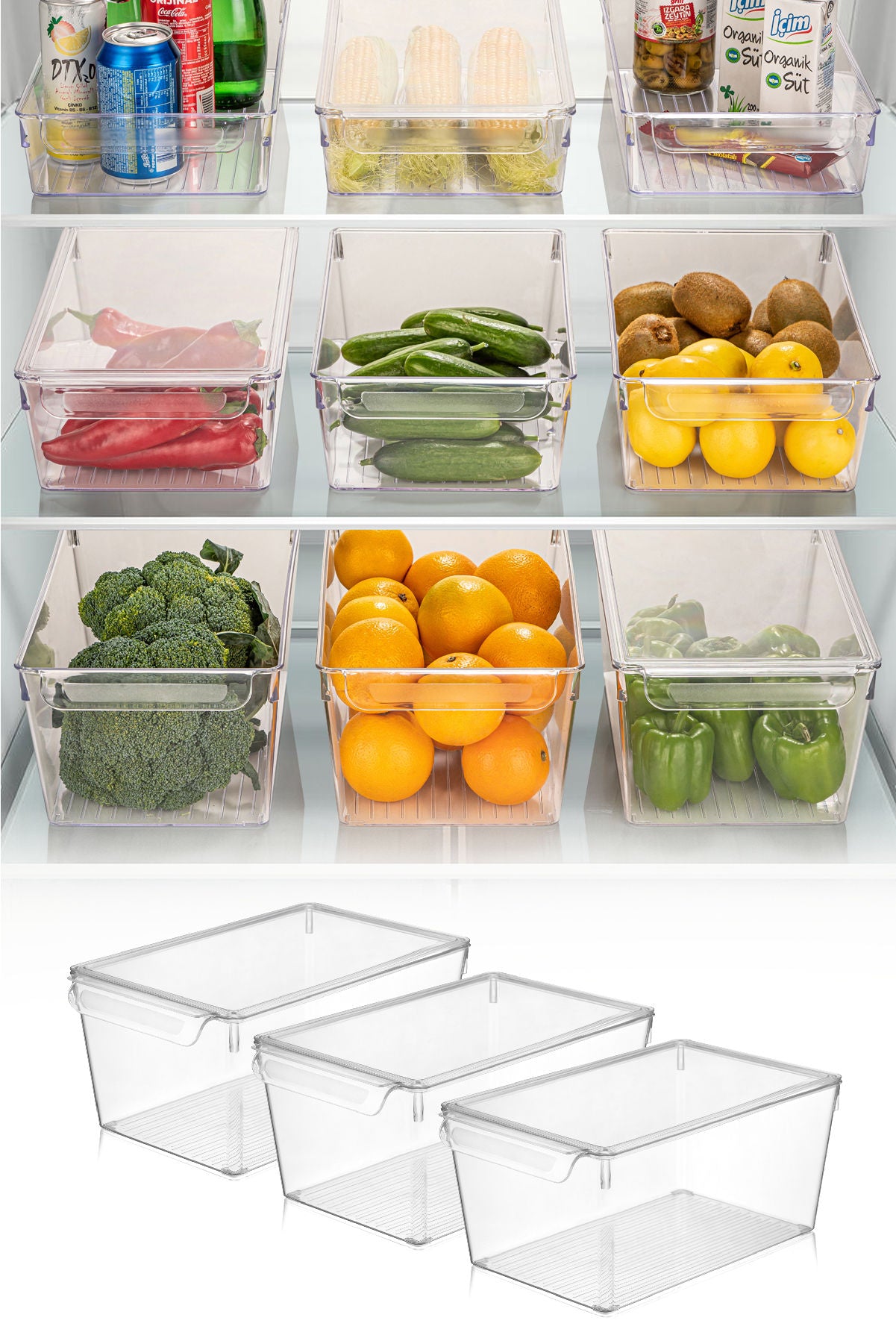 Set organizatora za hladnjak (3 komada), 731