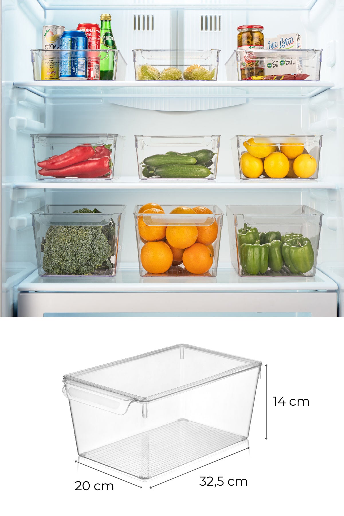 Set organizatora za hladnjak (3 komada), 731