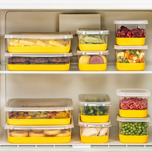 Set organizera za hladnjak (12 komada) 4A4B4C - žuti