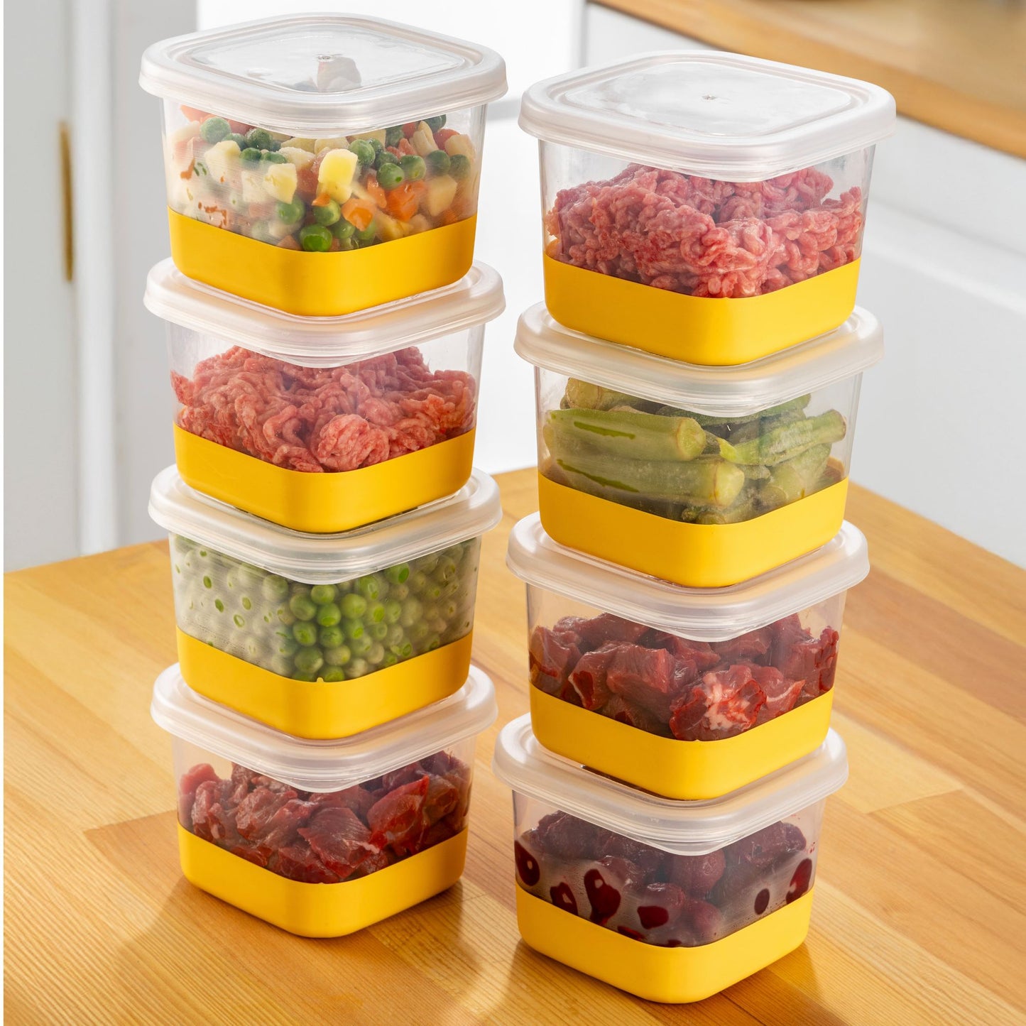Set organizera za hladnjak (8 komada) 8A - žuti