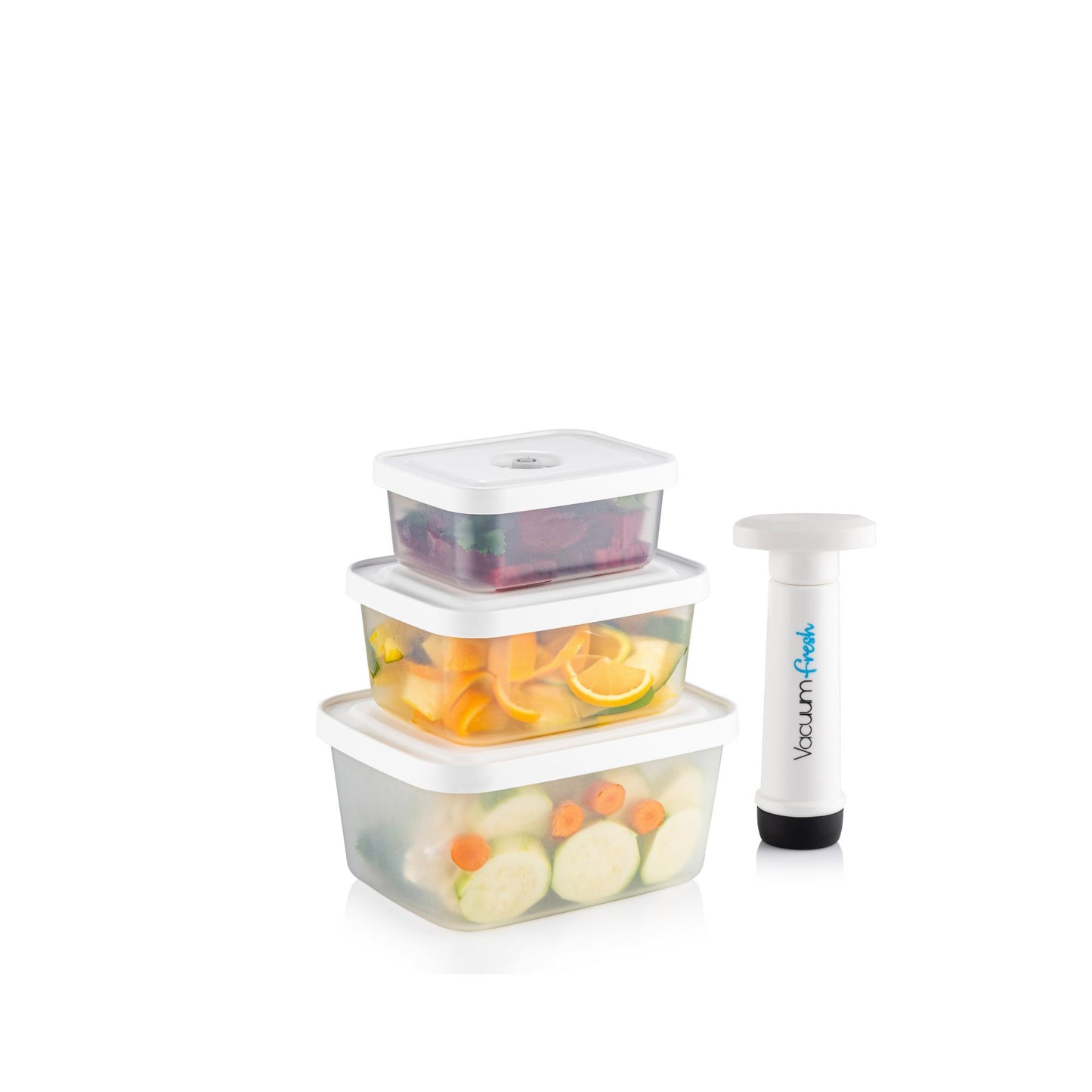 Set kutija za pohranu (4 komada) VCC-4-PMP - prozirna