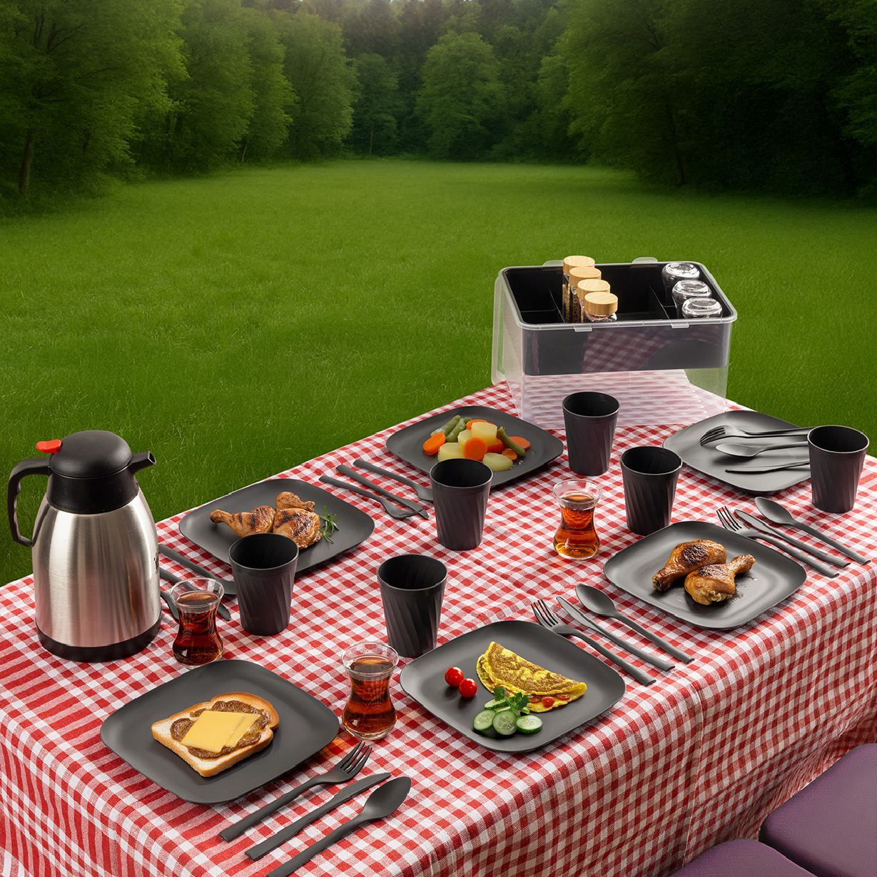 Set za piknik 262, Antracit