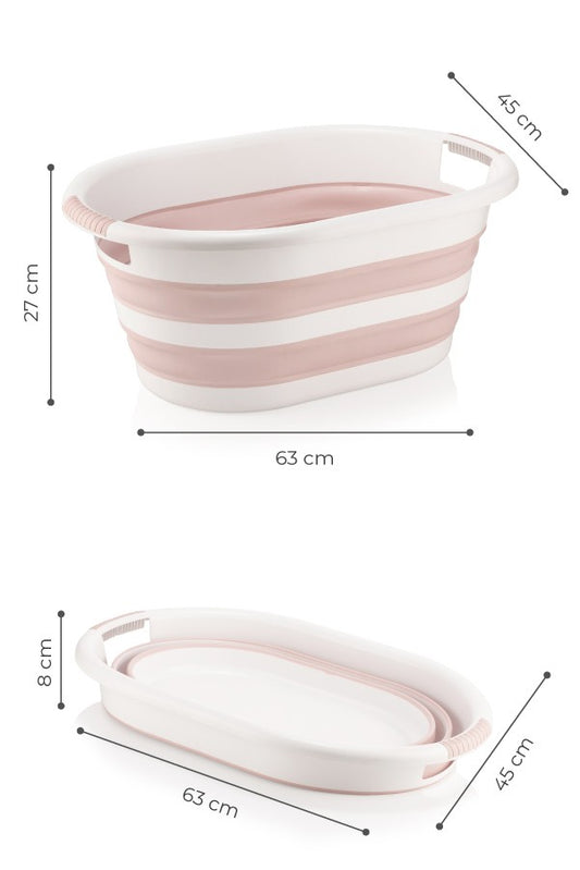 Košara za rublje, KL702 - Pink