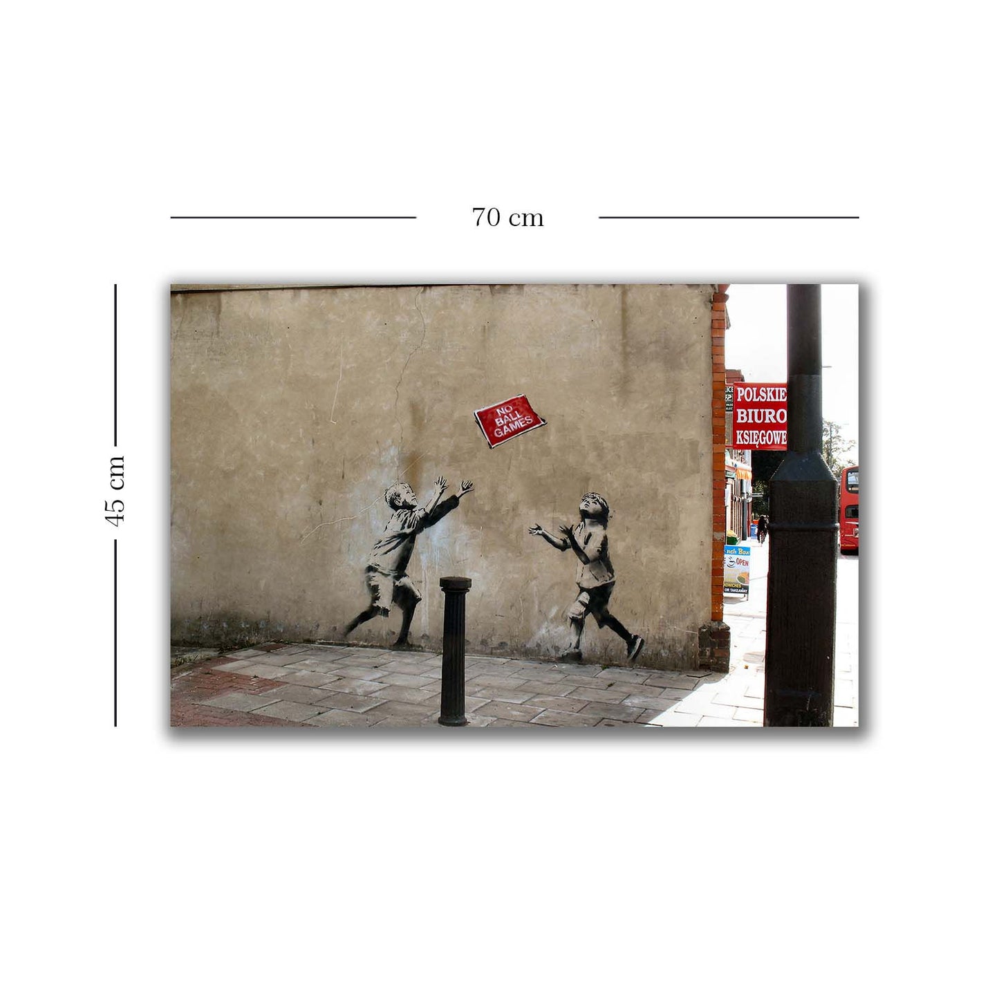 Ukrasna slika na platnu 4570BANKSY033