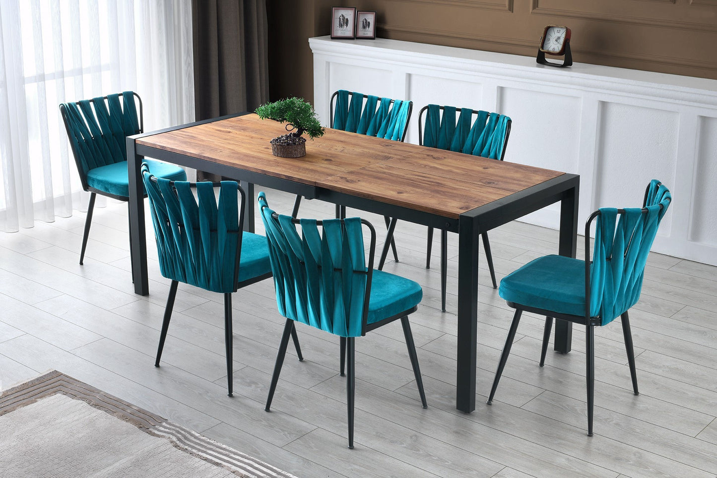 Set stolica (2 komada), Crno Plava, Kuşaklı - 158