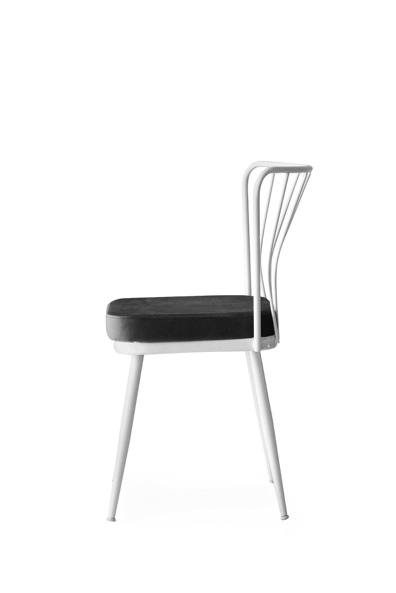 Set stolica (4 komada), Bijela boja, Yıldız - 229