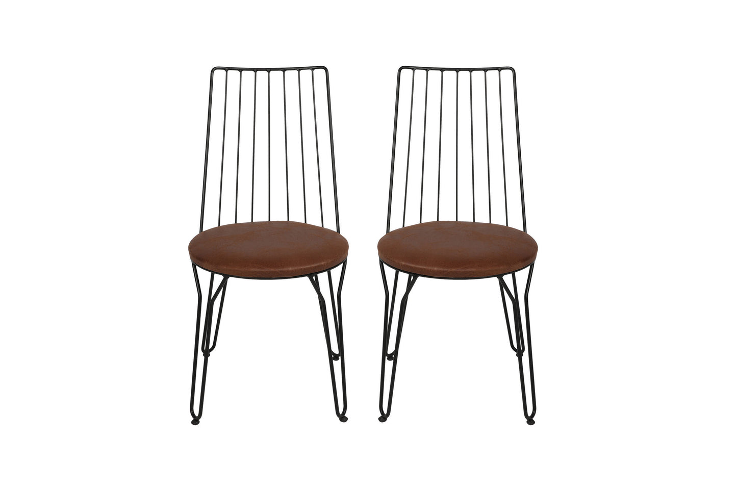 Set stolica (2 komada), Crno, Ada 281