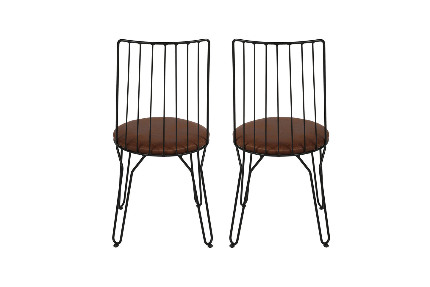 Set stolica (2 komada), Crno, Ada 281
