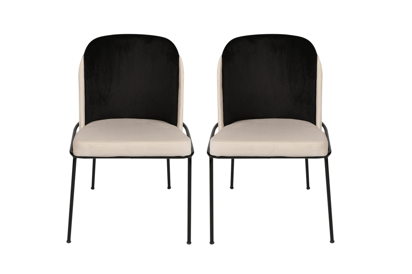 Set stolica (2 komada), Crno Krema, Dore 118