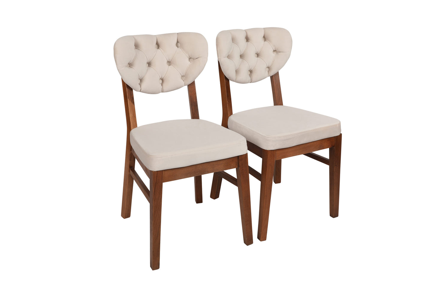Set stolica (2 komada), Orah Bež, Elma 701