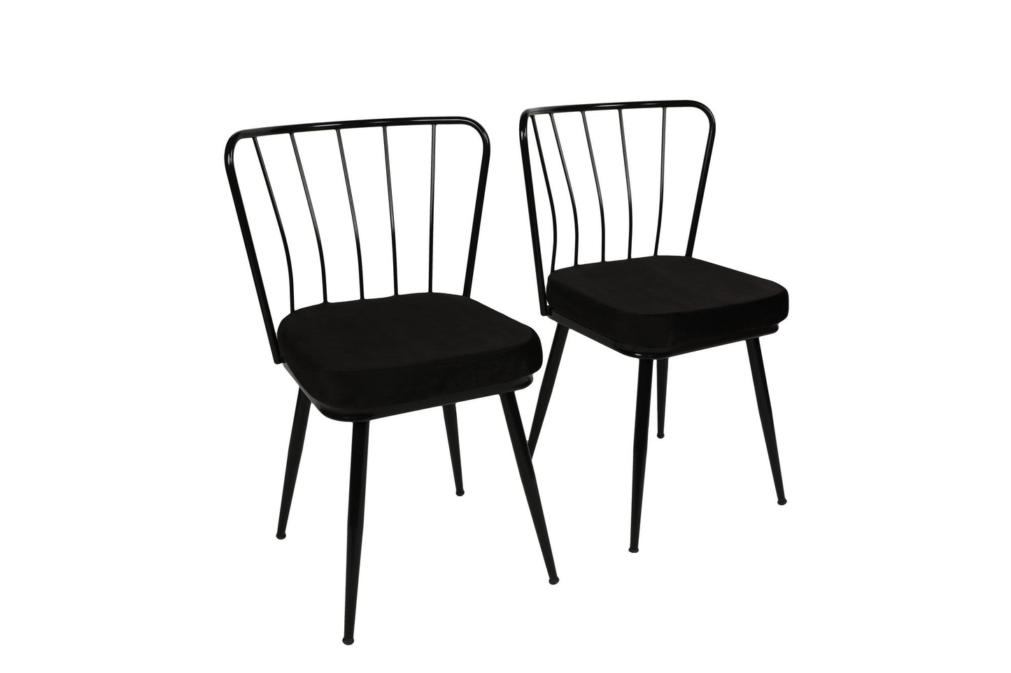 Set stolica (2 komada), Crno, Yıldız 181