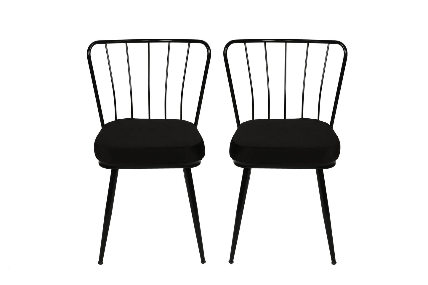 Set stolica (2 komada), Crno, Yıldız 181