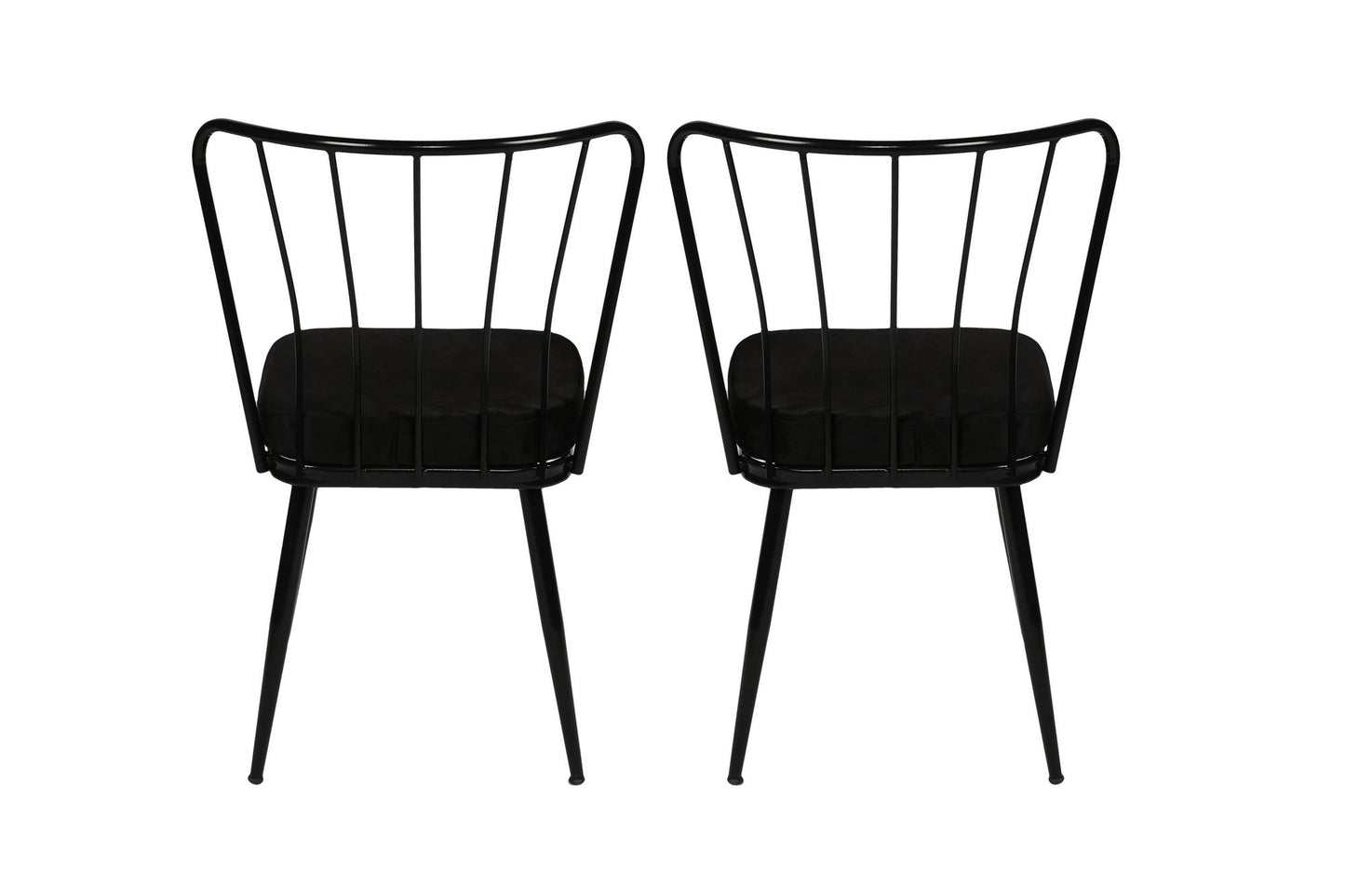 Set stolica (2 komada), Crno, Yıldız 181