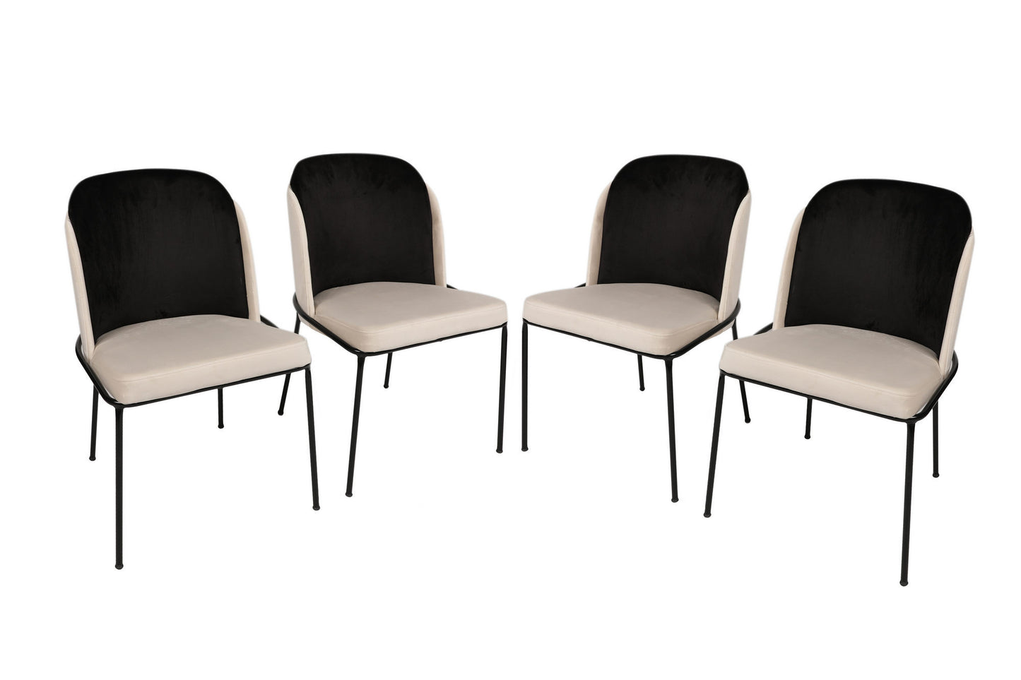 Set stolica (4 komada), Crno Krema, Dore 118