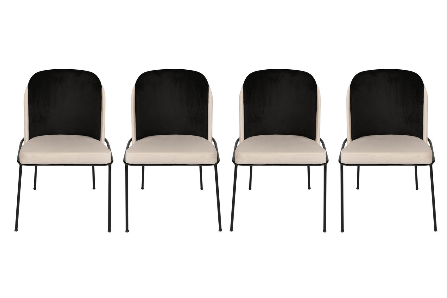 Set stolica (4 komada), Crno Krema, Dore 118