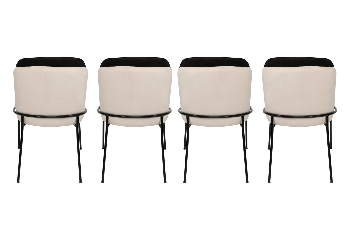 Set stolica (4 komada), Crno Krema, Dore 118