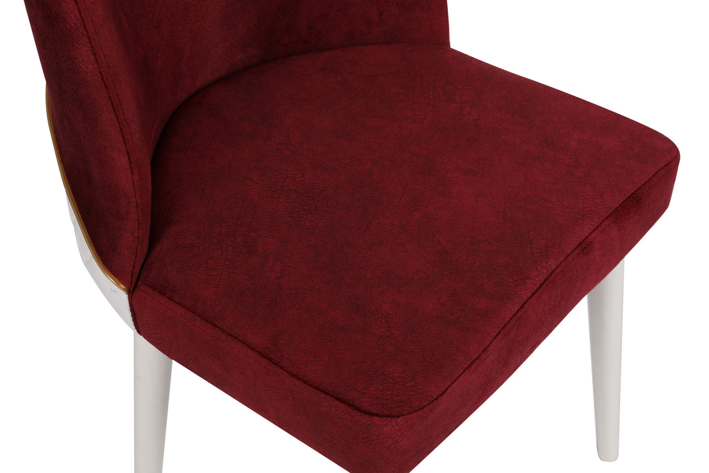 Set stolica (4 komada), Bordo crvena Bijela boja, Nova 782