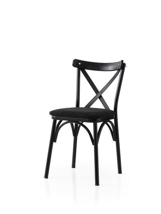 Set stolica (2 komada) 374, crna