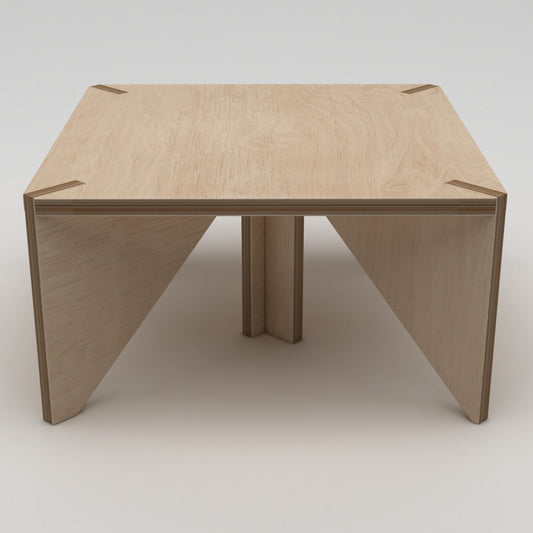 Klub stol 616, prirodno drvo