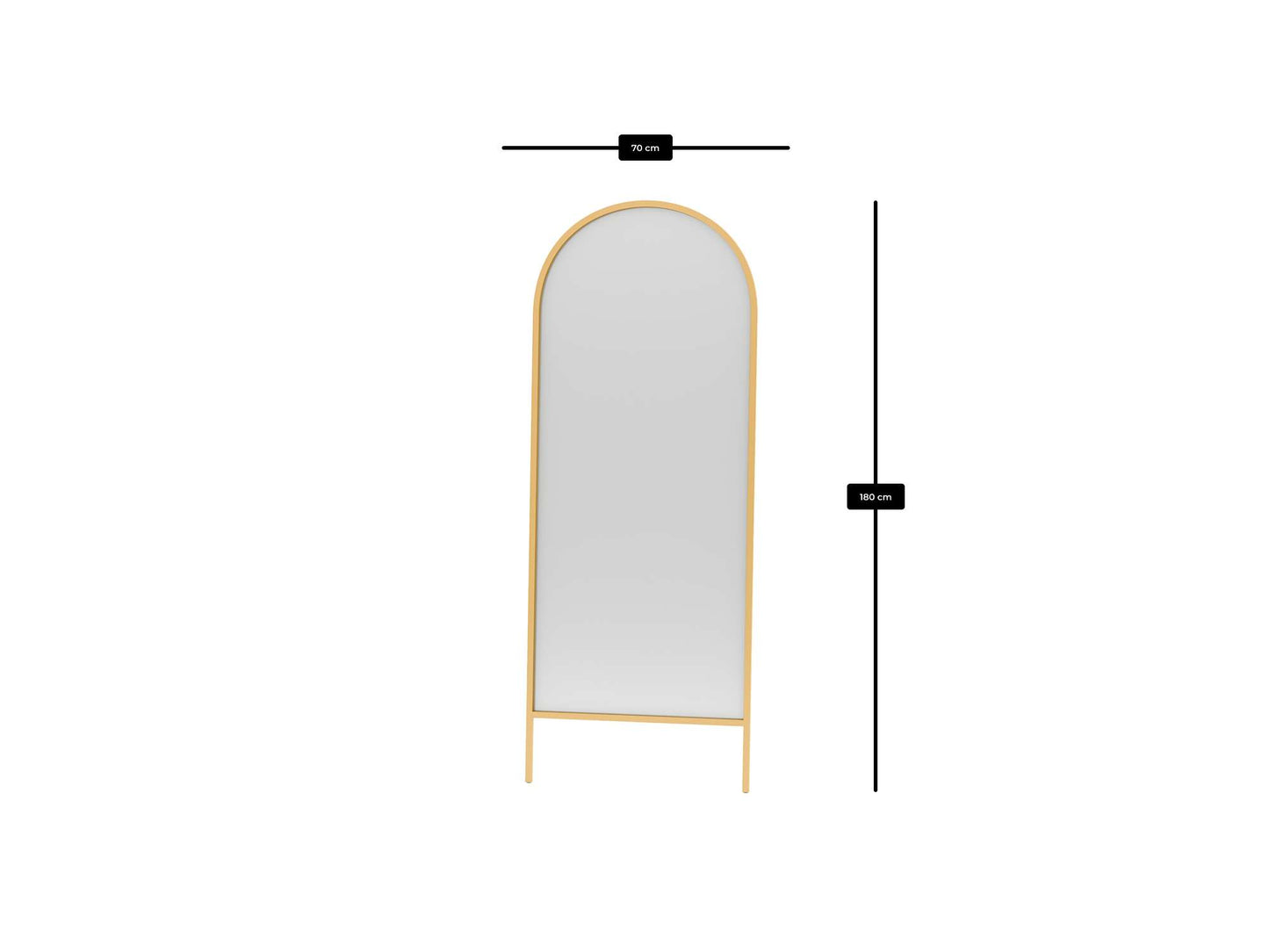 Kozmetičko ogledalo 248, zlatno