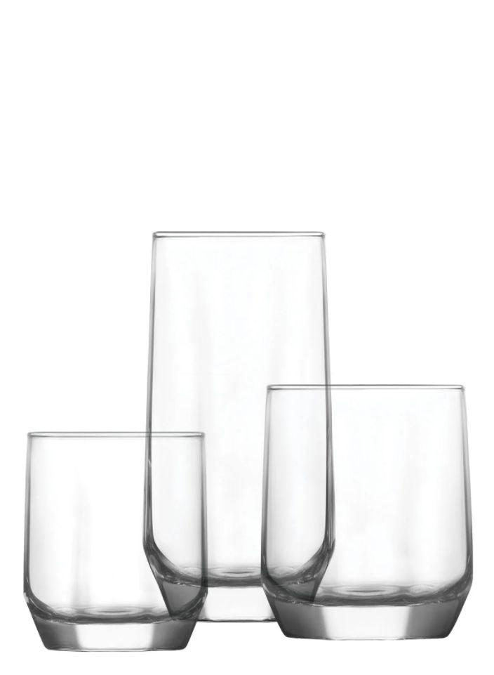 Set staklenki (18 komada), Transparentno, LV-DIAS1 INT
