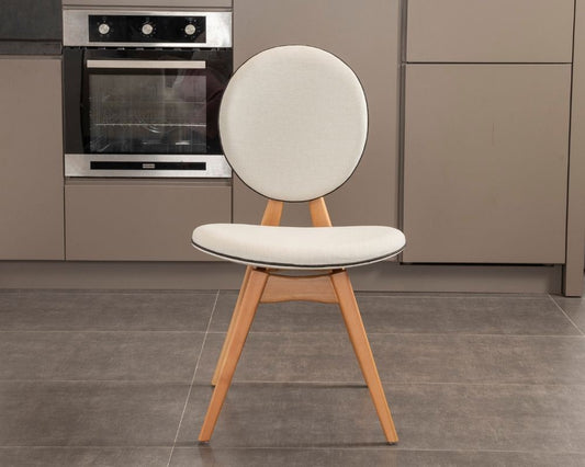Set stolica (2 komada) 245, hrast, bež