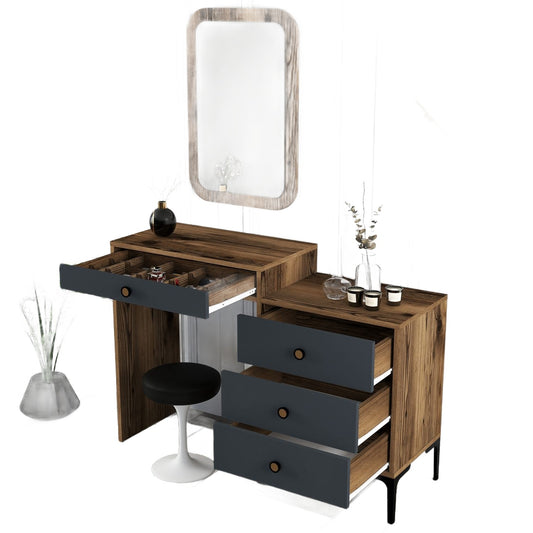 Ormar, Lizbon 543 - Walnut, Anthracite