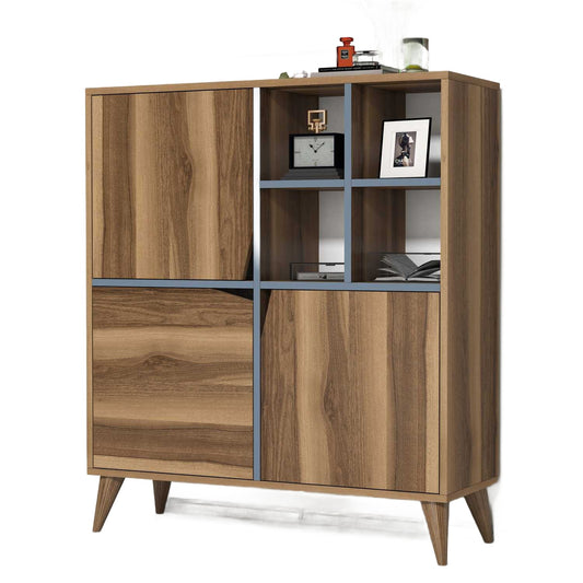 Komoda s više namjena, Pulse - Walnut, Blue